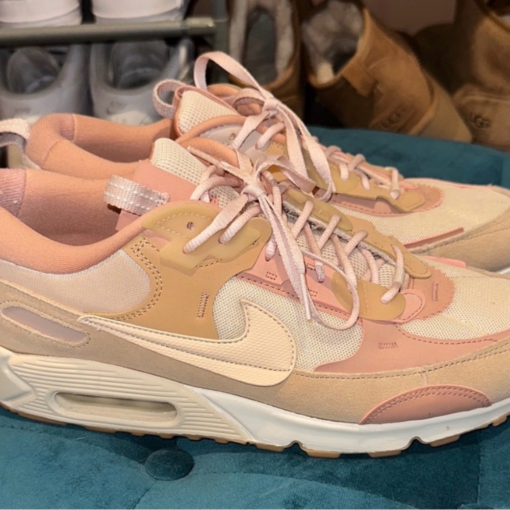 Nike Women's Blush and Beige Sneakers